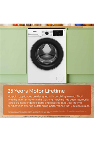 Hotpoint HBWH 93 CARE UK White 9kg 1400 spin Washing Machine